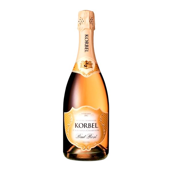 Korbel Brut Rose California Champagne 750mlBottle